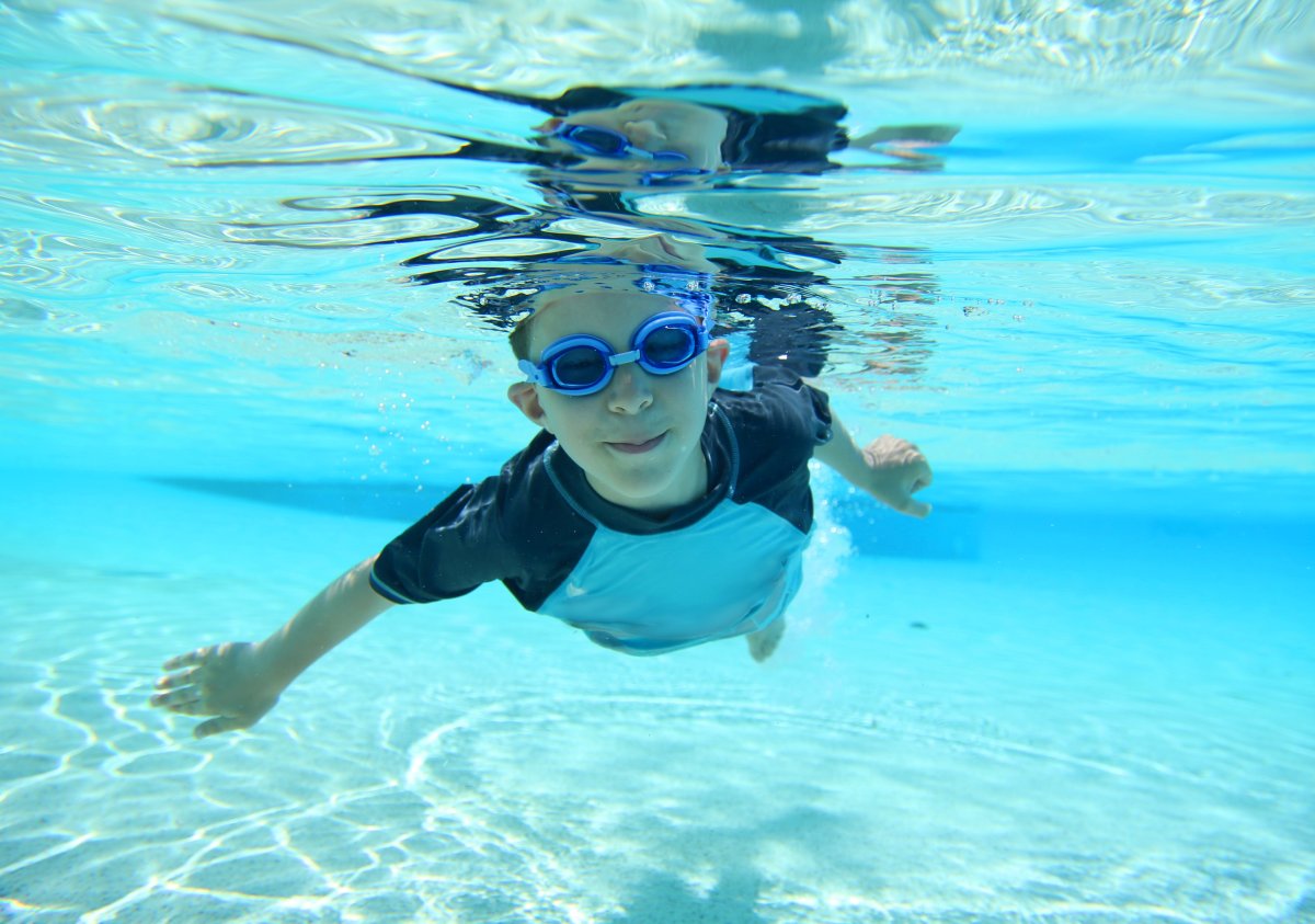 Children learning essential water safety skills at a Byron Bay swim school